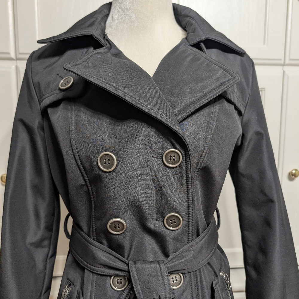 Debby Trench Rain Coat Medium - Picture 3 of 12